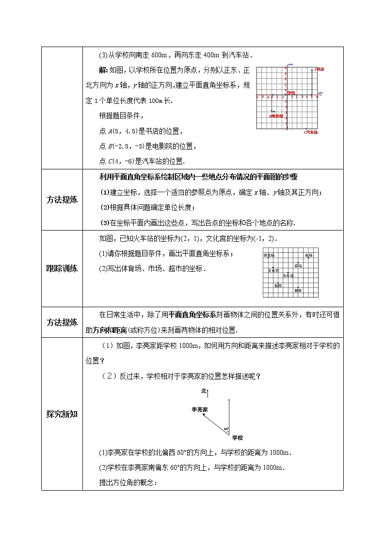 人教版数学七年级下册 7.1.2 《建立适当的平面直角坐标系》  课件PPT（送教案练习）03