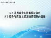 5.4 从图表中的数据获取信息  5.5 综合与实践 水资源浪费现象的调查 导学课件