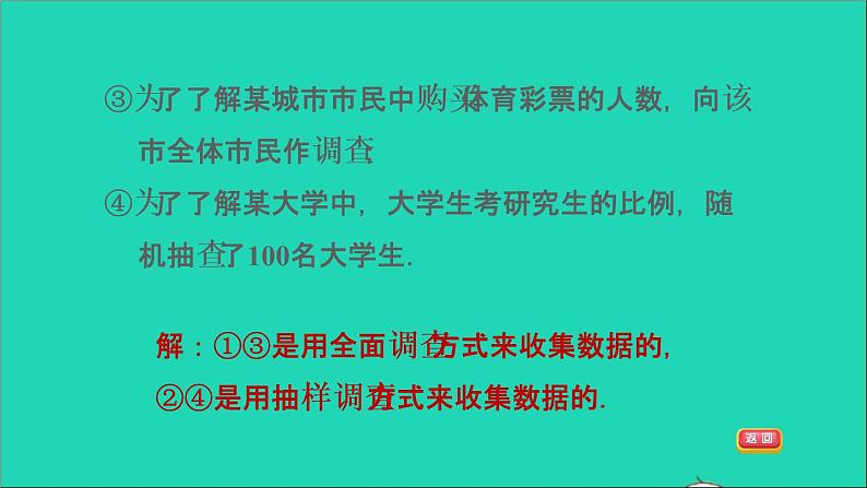 第5章 数据的收集与整理全章热门考点整合应用习题课件沪科版04