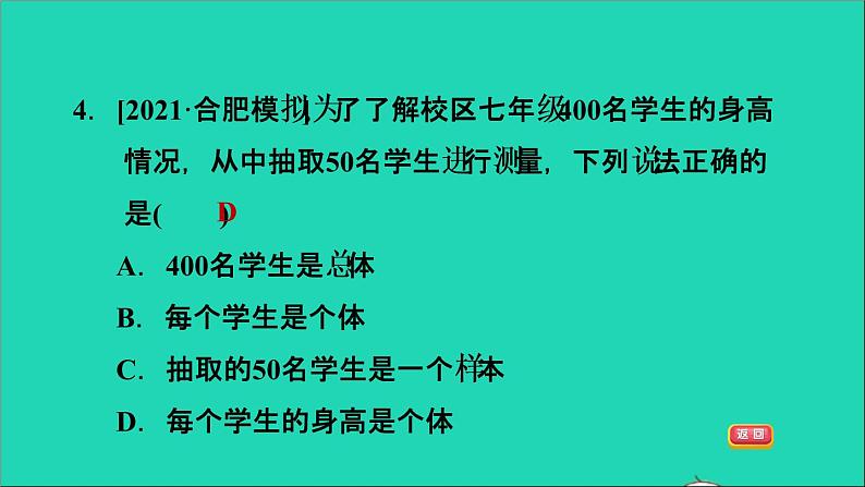 第5章 数据处理 期末提分练案 数据的收集与整理习题课件沪科版第6页