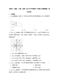 专题21 对称、平移、旋转 2023年中考数学一轮复习专题训练（北京专用）