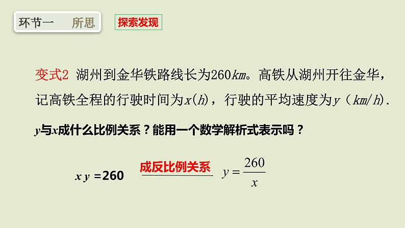 浙教版数学八年级下册6.1反比例函数（1）课件第4页