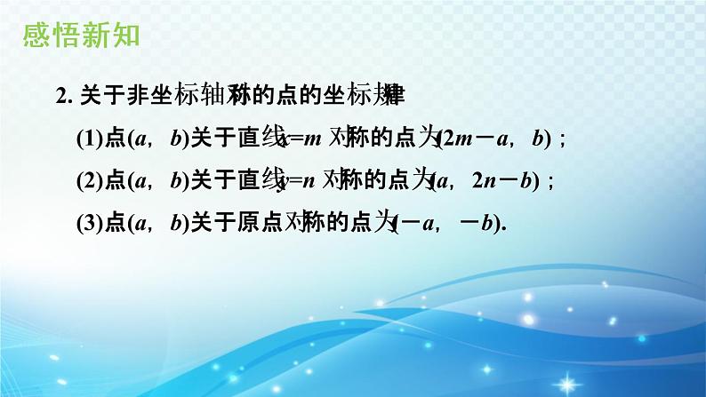 15.1.2 平面直角坐标系中的轴对称 沪科版八年级数学上册导学课件05