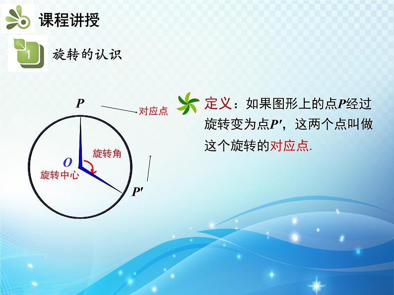 沪科版数学九下第24章 24.1旋转第1课时旋转的概念与性质教学课件第7页