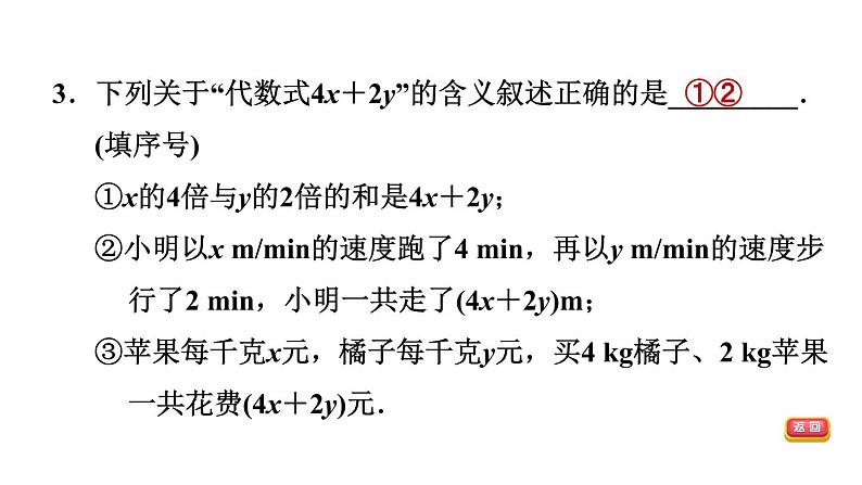 中考数学复习第2课时代数式和整式课堂教学课件第8页