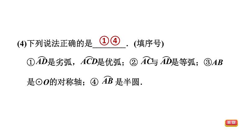 中考数学复习第25课时圆的基本概念课堂教学课件第7页