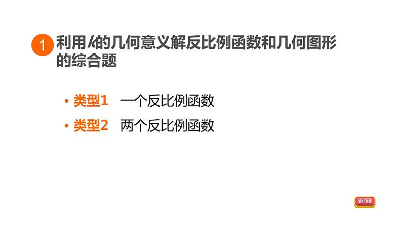 中考数学复习拓展专项一反比例函数和几何图形的结合课堂教学课件第3页