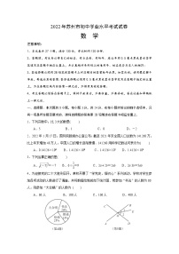 2022年江苏省苏州市中考数学试题