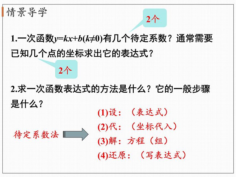 2.3 确定二次函数的表达式 北师大版九年级数学下册课件06