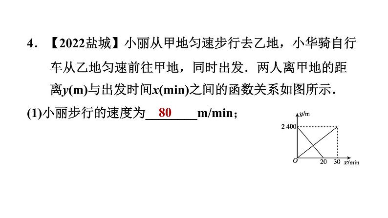 中考数学复习第11课时一次函数的应用课后练课件06