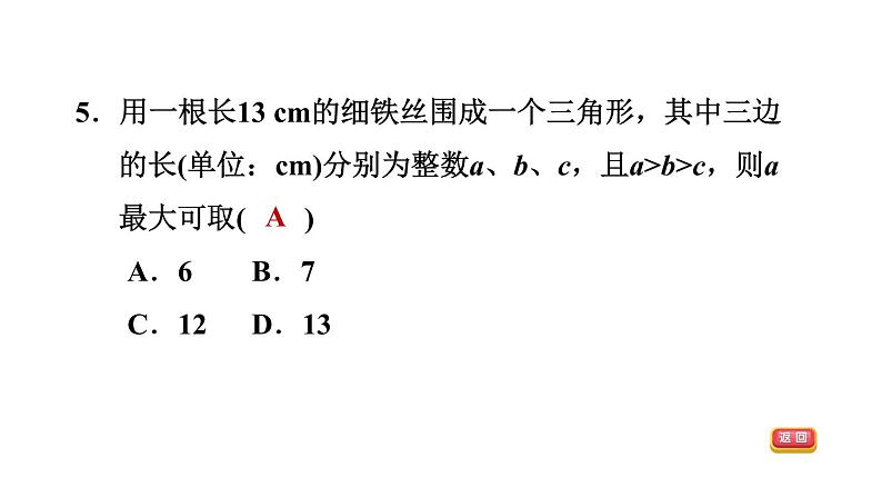 中考数学复习第16课时三角形和多边形课后练课件07