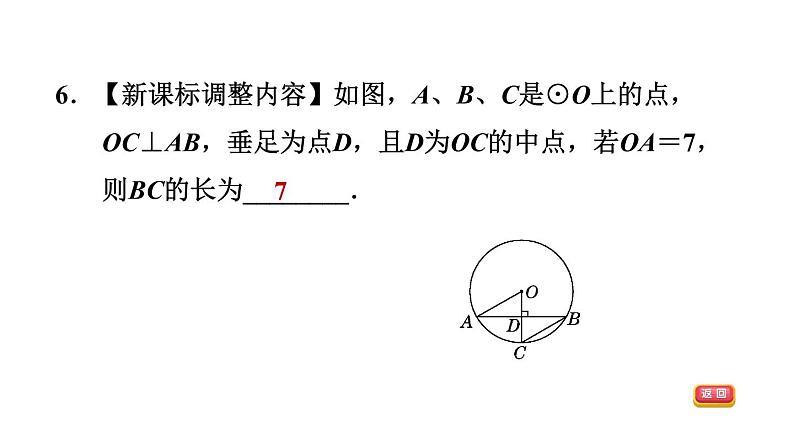 中考数学复习第25课时圆的基本概念课后练课件第8页