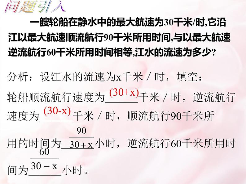 人教版八年级上册数学 分式方程 优质课件第2页