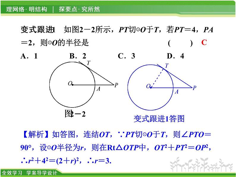 第2章 直线与圆的位置关系章末复习 浙教版九年级数学下册课件06