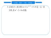 华师大版七年级数学下第6章一元一次方程第6章中热点突破习题课件