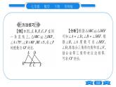 华师大版七年级数学下第10章轴对称、平移与旋转10.5 图形的全等习题课件