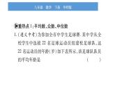 華師大版八年級下第20章數(shù)據(jù)的整理與初步處理中考重?zé)狳c(diǎn)突破習(xí)題課件