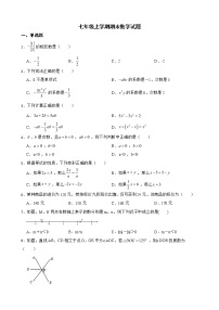 内蒙古自治区巴彦淖尔市临河区2022年七年级上学期期末数学试题解析版