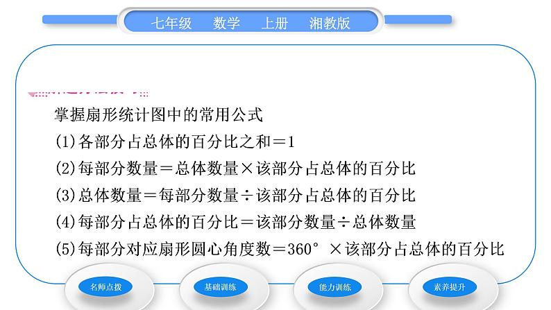 湘教版七年级数学上第5章数据的收集与统计图2统计图第1课时统计图习题课件第4页