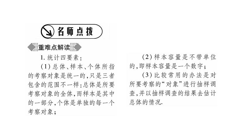 华师大版九年级数学下第28章样本与总体28.1抽样调查的意义1普查和抽样调查习题课件第2页