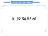 湘教版七年级数学上第1章有理数第1章常考命题点突破习题课件