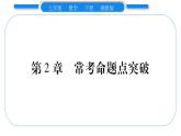 湘教版七年级数学下第2章整式的乘法第2章 常考命题点突破习题课件