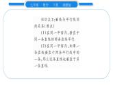湘教版七年级数学下第4章相交线与平行线4.5 垂线第1课时垂线习题课件