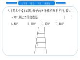 湘教版七年级数学下第4章相交线与平行线小专题（三）平行线的性质与判定习题课件