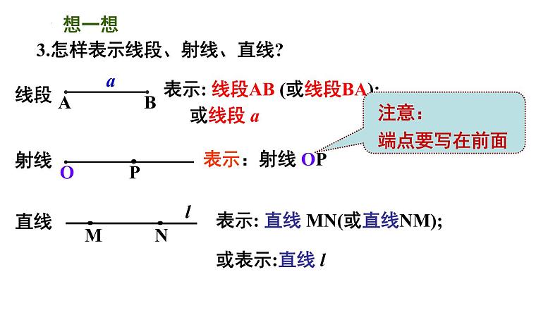 6.1 线段、射线、直线 苏科版七年级数学上册课件第5页