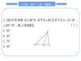 湘教版八年级数学上第2章三角形中考重热点突破习题课件