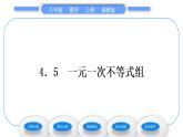 湘教版八年级数学上第4章一元一次不等式(组)4.5一元一次不等式组习题课件