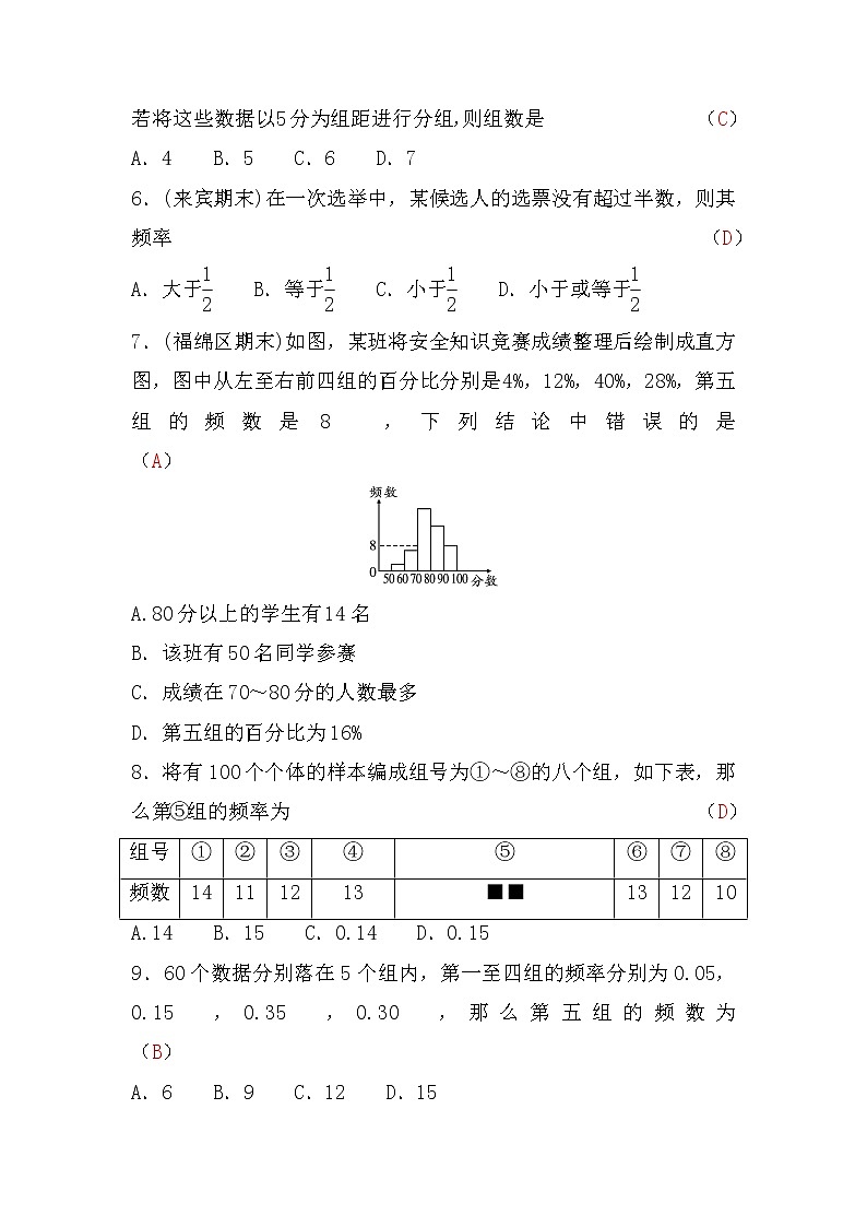 湘教版八年级数学下册第5章检测题(word版，含答案)第2页