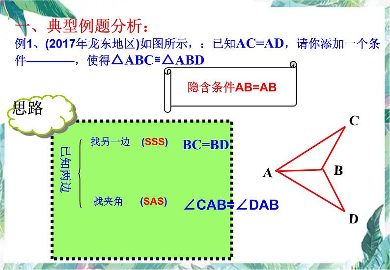 数学 人教版八年级上册  全等三角形复习课课件第5页