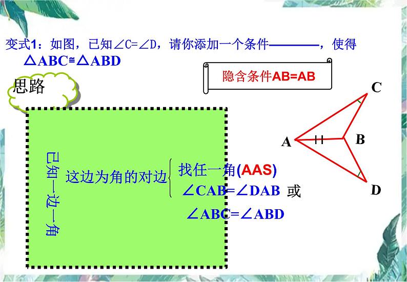 数学 人教版八年级上册  全等三角形复习课课件第6页