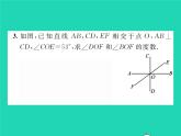 2022七年级数学下册第10章相交线与平行线10.1相交线第2课时垂线及其性质习题课件新版沪科版