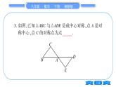 湘教版八年级数学下第2章四边形2.3 中心对称和中心对称图形第1课时中心对称习题课件