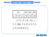 湘教版八年级数学下第4章一次函数4.5 一次函数的应用第2课时建立一次函数模型预测变化趋势习题课件
