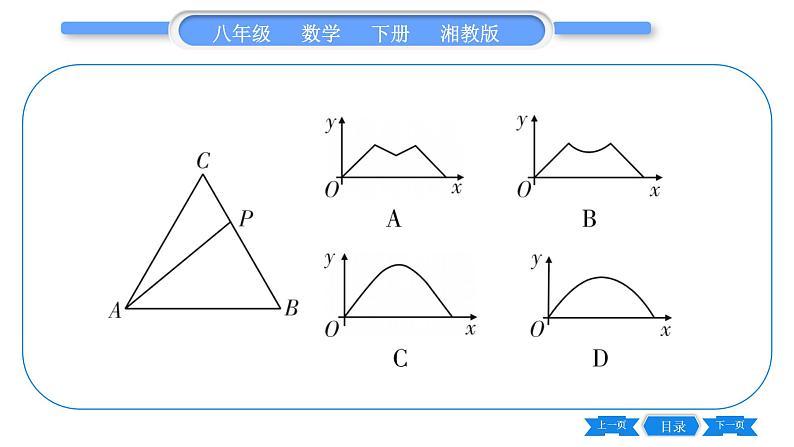 湘教版八年级数学下第4章一次函数常考命题点突破习题课件第6页