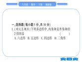 湘教版八年级数学下单元周周测(六)  (1.1一2.7)习题课件