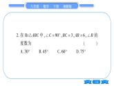 湘教版八年级数学下单元周周测(三)  (1.1一1.4)习题课件