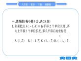 湘教版八年級(jí)數(shù)學(xué)下單元周周測(cè)(十二)  (1.1一5.2)習(xí)題課件