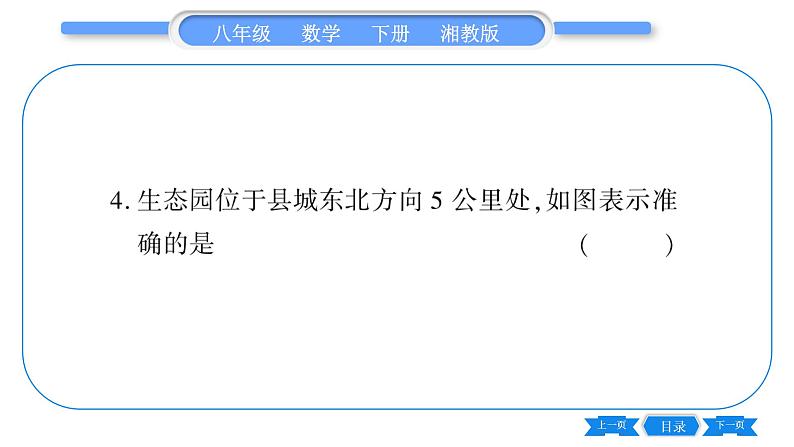 湘教版八年级数学下专项基本功训练(十)平面直角坐标系习题课件05