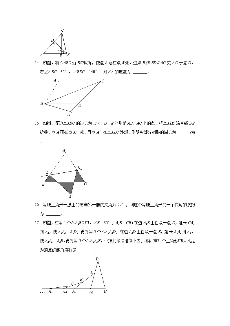 黑龙江省齐齐哈尔市拜泉县第三中学2022-2023学年八年级上学期期中考试数学试题(含答案)第3页
