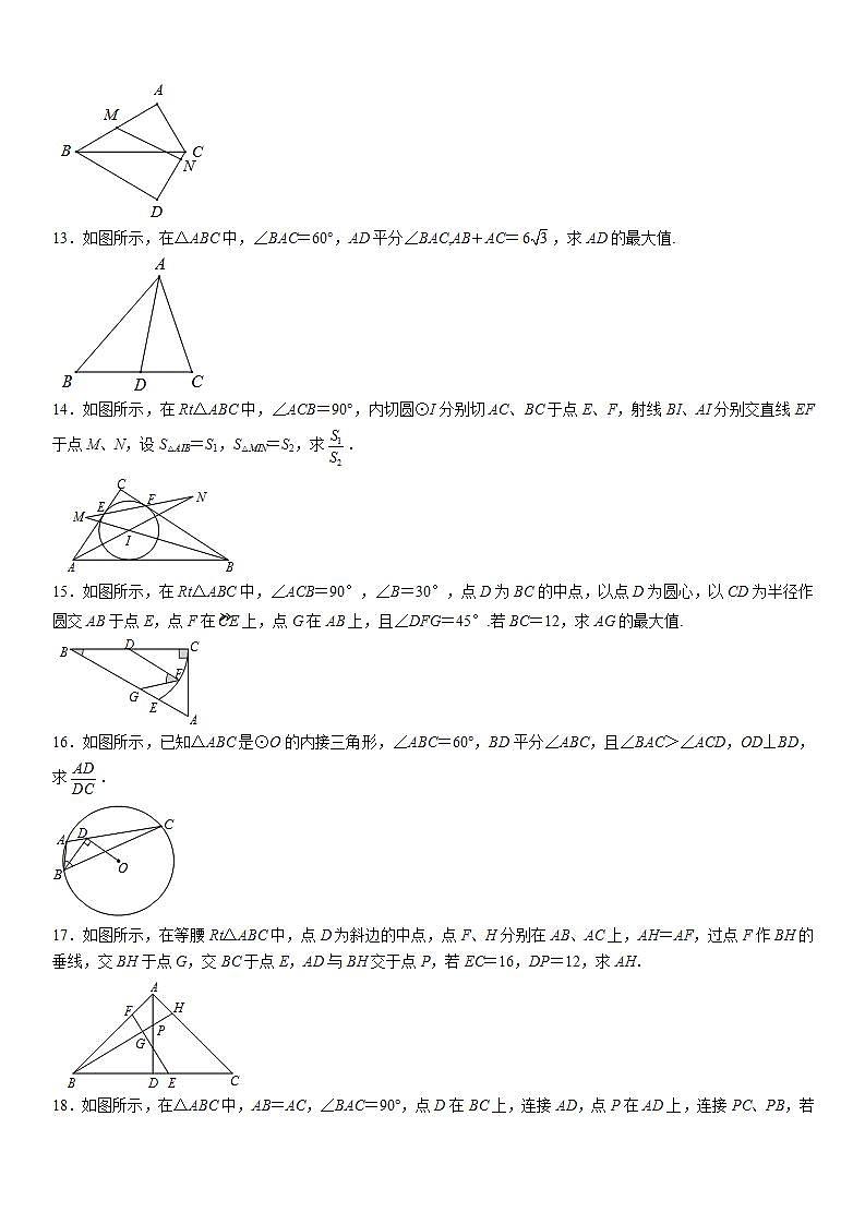 几何最值问题1000题 （学生版）第3页