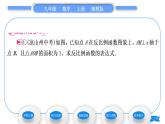 湘教版九年級數(shù)學上第1章反比例函數(shù)1.2反比例函數(shù)的圖象與性質(zhì)第3課時反比例函數(shù)的圖象與性質(zhì)的綜合應用習題課件
