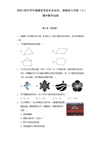 2022-2023学年福建省龙岩市永定区、连城县八年级（上）期中数学试卷（含解析）