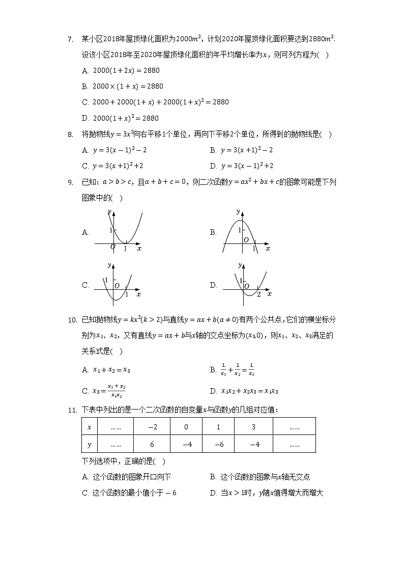2022-2023学年重庆市梁平区梁山初中教育集团九年级（上）期中数学试卷（含解析）第2页