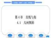 沪科版七年级数学上第4章直线与角4.1几何图形习题课件