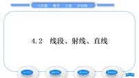 沪科版七年级上册4.2  线段、射线、直线习题课件ppt