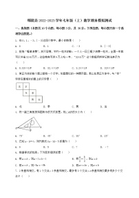 河南省鄢陵县2022-2023学年七年级（上）数学期末模拟测试（含答案及详解）